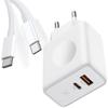 30W Fast Charger - Xiaomi - 13/13 Pro/13 Ultra/13T - 2 Ports - USB-C Cable Included