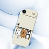 For iPhone 17 Air Case Three Animal Dolls Pattern Printing Straight Edge TPU Phone Back Cover