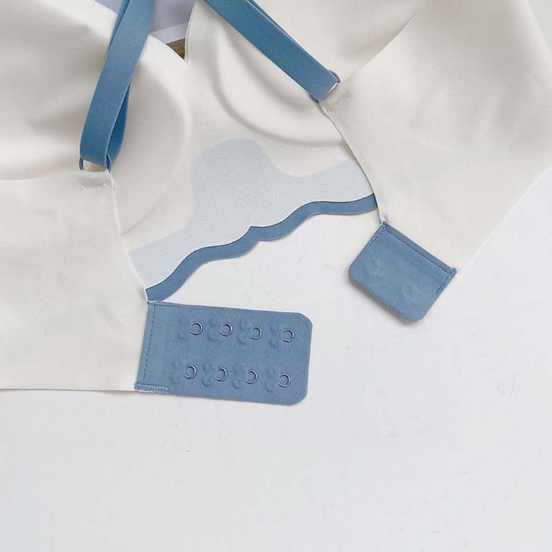 Love Girls Underwear Color Collision Sexiness Thin Seamless Underwear Seamless Bras for Woman Beautiful Backless Underwire Gathering Sports Bra