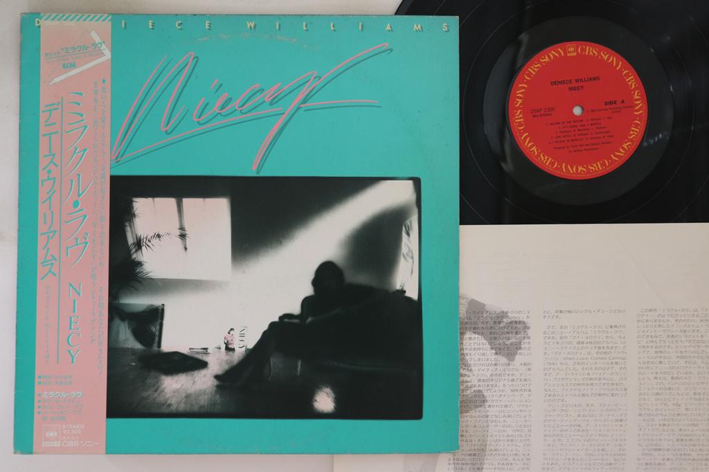 LP Record DENIECE WILLIAMS - Niecy 25AP2300 CBS SONY 1982 Japan Obi Soul/Funk Used