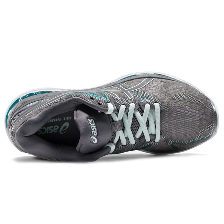 Asics Gel-Nimbus 20 Daily Wear Durable Breathable Low-Top Running Shoes Women Sneaker Gray White T850N-020