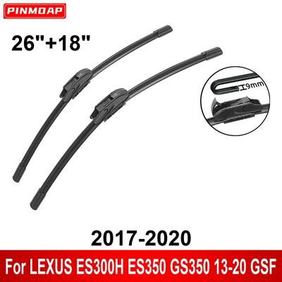 Автомобильный стеклоочиститель для LEXUS ES300H ES350 GS350 13-20 GSF 2017-2020 26" + 18" Передние задние щетки стеклоочистителя щетки резаки аксессуары 2017 2018 2019 2020