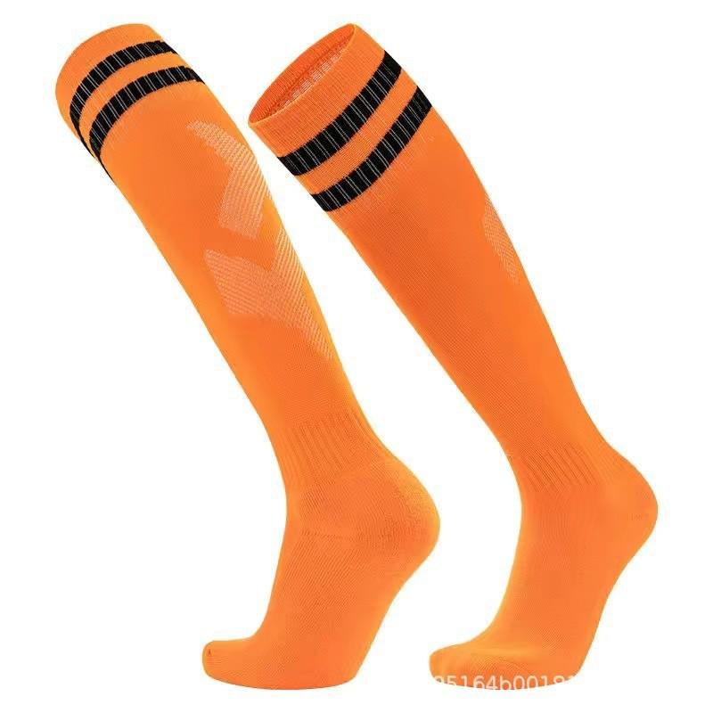 Football Socks, Stockings, Thickened Towel Bottom Socks, Football Adult Sweat-absorbing Non-slip Sports Socks, Striped Over Knee Children