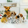 New Children's Simulation Dog Plush Toy Cute 3D Dalmatian Dog Doll Creative Doll Ornaments