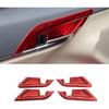 Автоаксессуары для Toyota Camry 2018 2019 2020 2021 2022 Декоративная накладка на внутреннюю ручку двери Рамка чаши внутренней двери Наклейка-молдинг ( Красный 4 шт.,