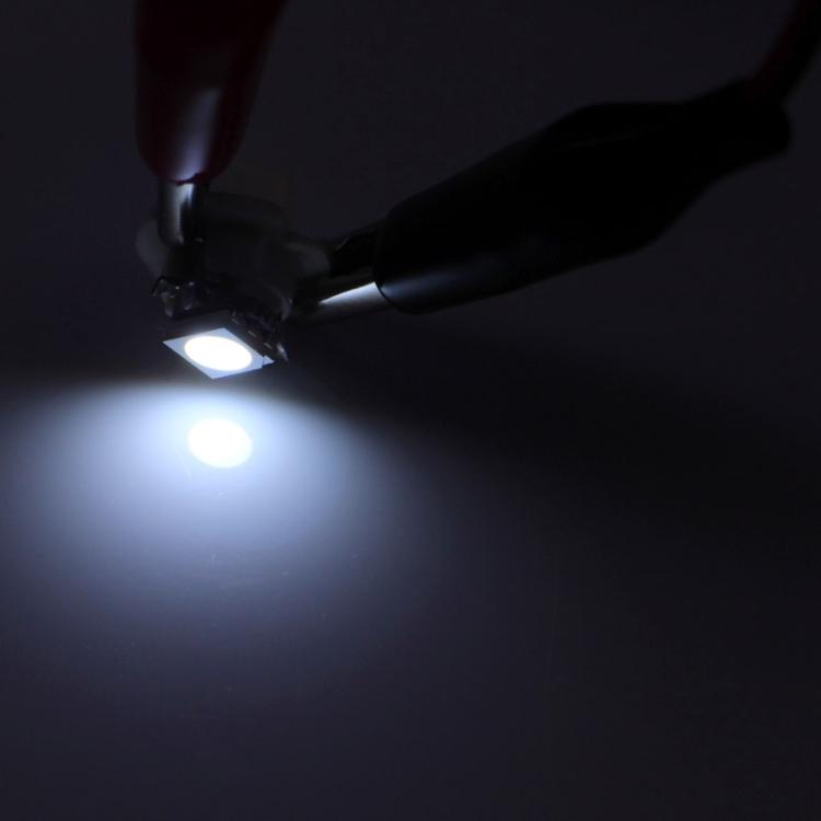 2 шт. B8.4 Белый свет 0,2 Вт 12LM 1 светодиод SMD 5050 Светодиодная приборная лампа для приборной панели для транспортных средств, 12 В постоянного тока