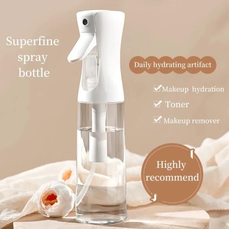 1Pcs Press Spray Bottle Continuous High Pressure Toner Emulsion Essence Bottled Ultra Fine Atomized Disinfection Sprayer Hair Spray