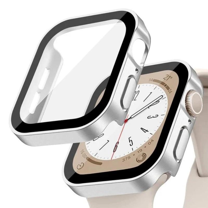 Водонепроницаемый чехол для Apple Watch 7 8 9 45 мм 41 мм Защитное стекло для экрана+Чехол iWatch 11 10 42 мм 46 мм 5 SE 6 44 мм 40 мм Аксессуары