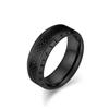Vintage Nordic Style Celtic Knot Viking Text Titanium Steel Ring for Men Fashion Jewellery Accessories Gold Black Silver 8mm Couple Ring