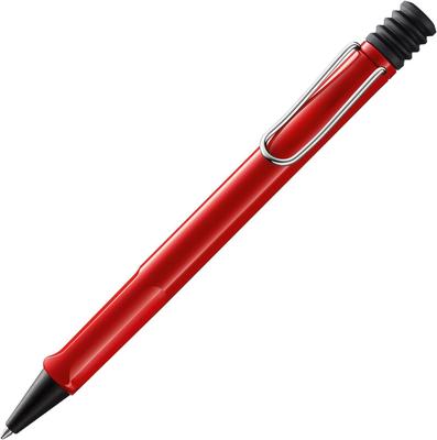 Lamy Красная шариковая ручка Safari Эргономичная Средняя линия письма Удобна для длительного письма Изготовлена из прочного пластика ASA Включает стержень LAMY M 16 -