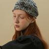 Brown Hat 70’s Tweed Beanie