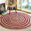 Jute Natural Round Rug Handmade Home Decor Rug for Any Space Look Rustik Decor For Any Space Area Look