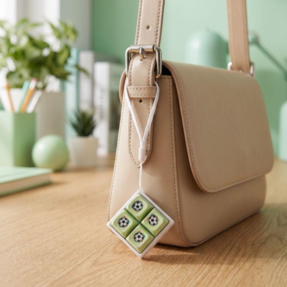 Silent Keyboard Fidget Clicker Toy Mini Fidget Keychain Bag Pendan