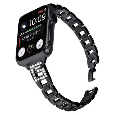 Для Apple Watch Series 10 42 мм/9 8 7 41 мм/SE (2023) SE (2022) SE 6 5 4 40мм/3 2 1 38мм Ремешок для часов G-образной формы с отделкой стразами