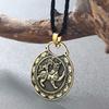 Kinitial Винтажные Животные Львы Подвески и Ожерелья Viking Дружба Длинные Ожерелья Панк Стиль Подарки для Мужчин Ювелирные Изделия Ожерелье