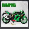 1/9 Kawasaki ZX10R Ninja Литой из сплава Модель мотоцикла Игрушечный транспорт Коллекция Звук и свет Внедорожный Мотоцикл Игрушки Машина