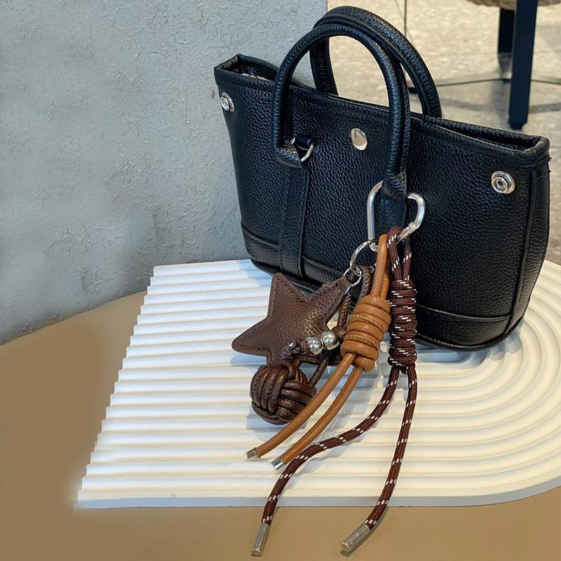 Yogodlns Плетеный шар Мини-рюкзак Подвеска для сумки-тоут Подвеска для сумки Аксессуары для сумок