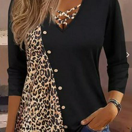 2023 Весна/Лето Женский Европейский и Американский Модный Однотонный Топ с Закручивающимися Пуговицами