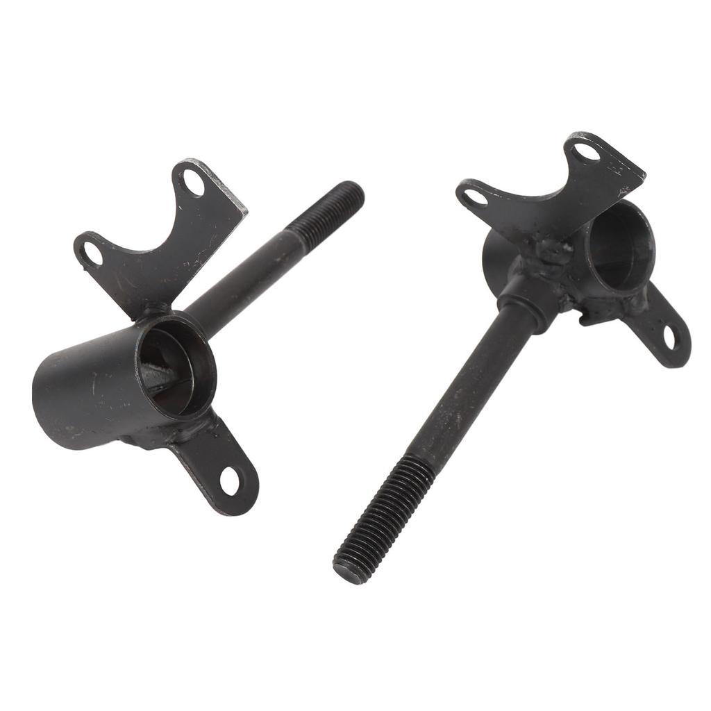 Пара 10-миллиметровых шпинделей поворотного кулака переднего колеса для квадроцикла Go Kart Quad ATV объемом до 110 куб. см, черного цвета