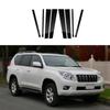 8pcs Glossy Piano Black Car Window Pillar Posts Door Trims Cover Fit For Toyota Land Cruiser Prado J150 2010-2023