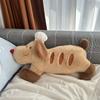 Unique Puppy Dog French Baguette Throw Pillow Stuffed Chef Hat Dogs Plushie Hug Cushion Sofa Decor for Boy Girl Nap Sleep Gift