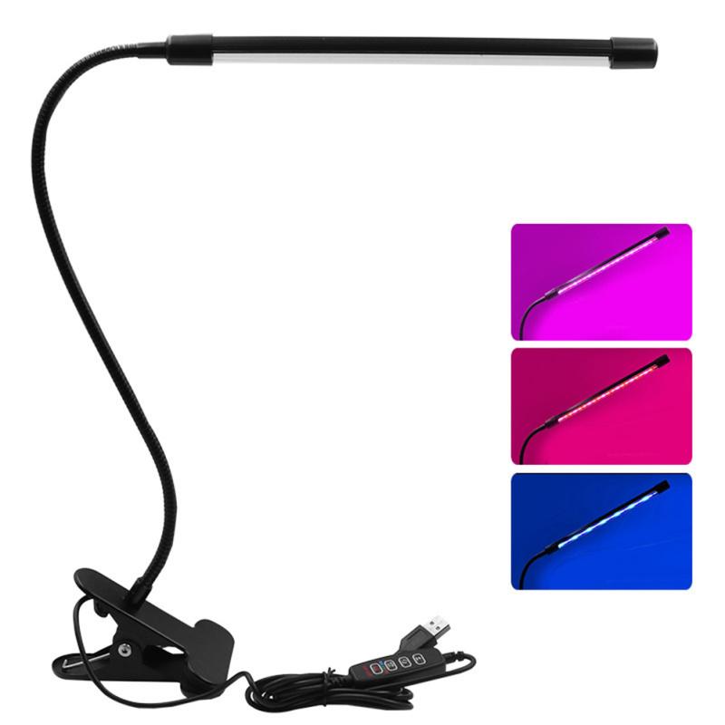 20 светодиодных ламп для выращивания комнатных растений, полный спектр, автоматическое включение и выключение, таймер 3/6/12 часов, 9 регулируемой яркости