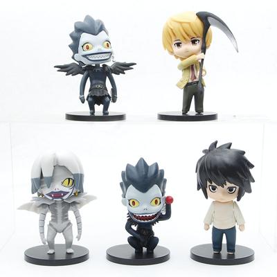 5 шт./компл. аниме фигурки «Тетрадь смерти» Grim Reaper Ryuk, экшн-фигурка Yagami Light, модель куклы, украшения, игрушки для детей, подарок