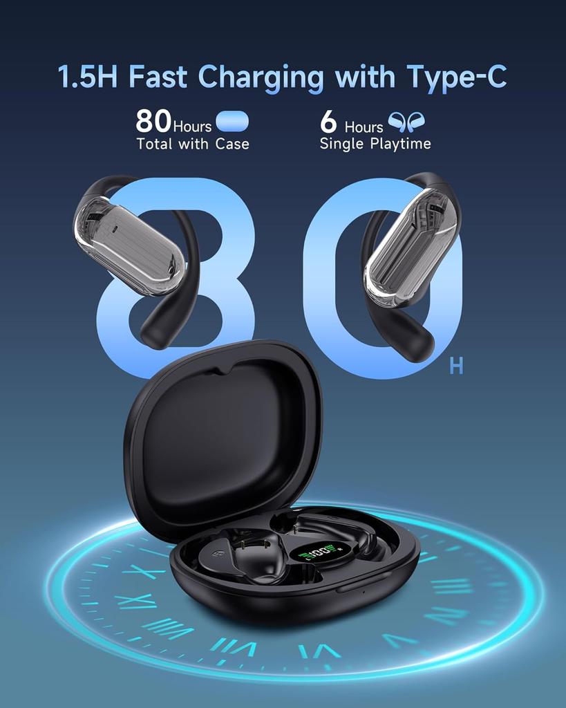 OWS AI Language Translation Earphone for Business Travel Real Time Translator Earbuds with 144 Online Languages 3 in 1 Ear