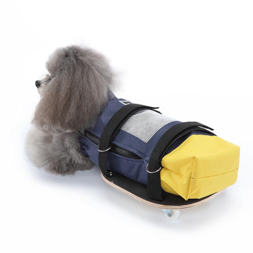 Pet Dog Skateboard Wheelchair Car