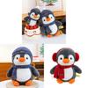 Penguin Plush Toy With Hat And Scarf For Kids Gift And Ocean Aquarium Souvenir