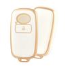 OFF WE GO TANTO LA650S LA660S New Toyota Compatible Smart Key Case, 2 Buttons, White Gold