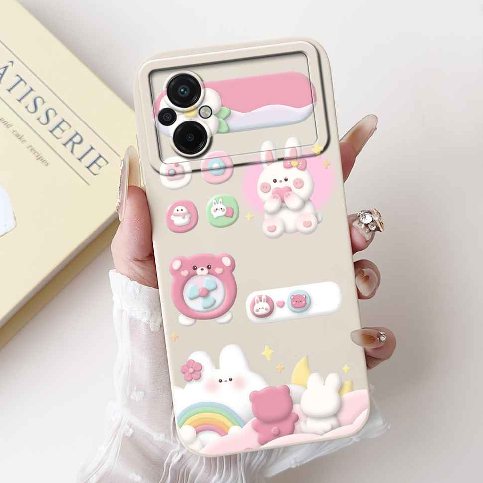 Для Xiaomi Poco M5 4G Чехол Модный Рисунок Цветок Мягкий Силикон Задняя Крышка Для Xiaomi PocoM5 POCO M5 4G Ударопрочные Чехлы для Телефона