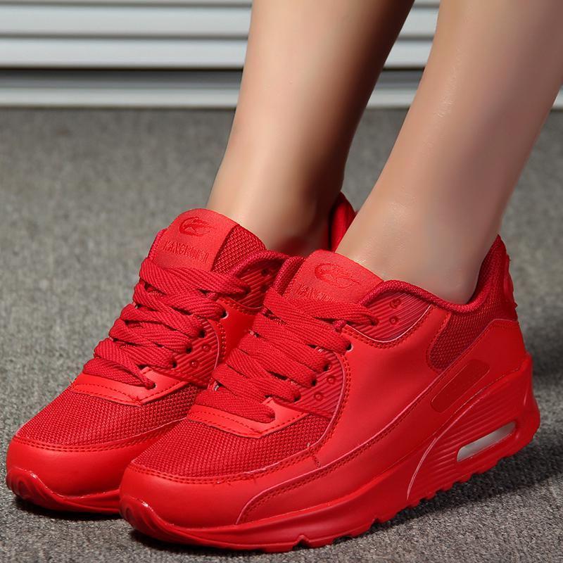 Breathable Casual Mesh Sneakers For Women's Gym Running And Sports Activities