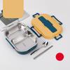 Food Storage Container Dinnerware Stainless Steel Lunch Box Portable Bento Box Food Storage Student