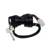 LMoDri Motorbike Ignition Switch Key with Wire ATV 6 Pin Ignition Key Switch with 2 Keys For Yamaha YFZ450 YFZ450V
