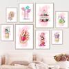 Модные постеры для маникюрного салона и принты, настенное искусство, маникюр, парикмахер, подарок, холст, живопись, гостиная, туалетный столик, украшение для дома