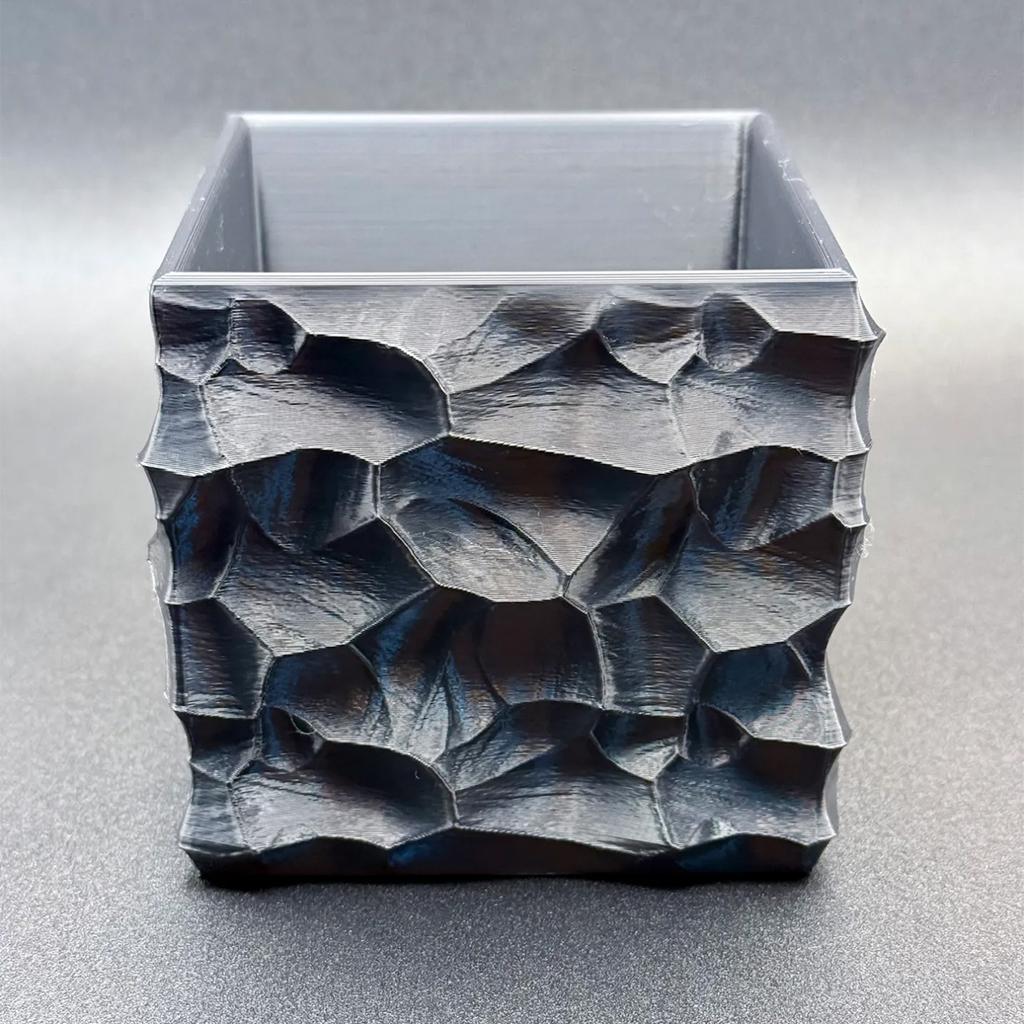 1 Piece Obsidian Pen Holder, Office And Home Desktop Storage Box, Multifunctional Desktop Organizer.