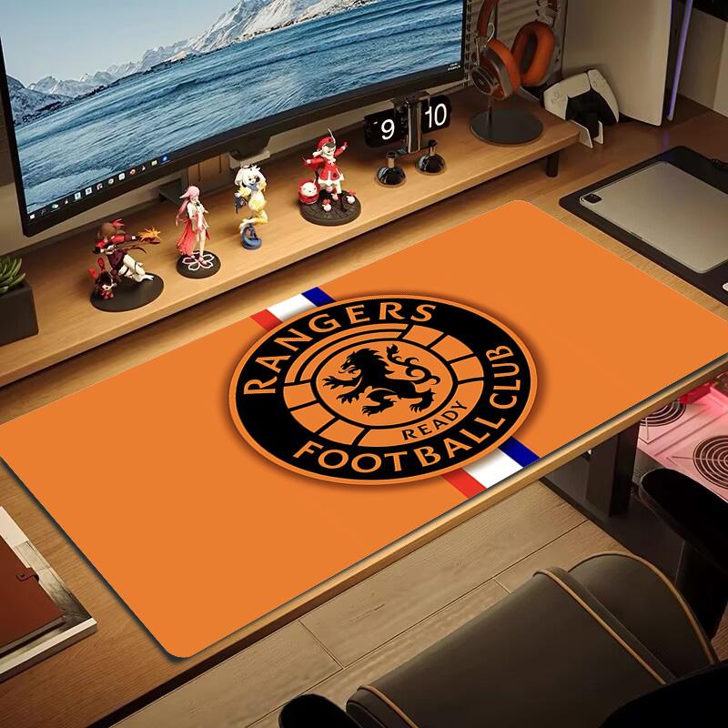 Rangers FC Print Cushion Non-slip Laptop Tablet Big Mousepad XXL Mat Mini PC Playmat With Lock edge