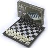 Youbang Three-in-One Magnetic Folding Chess, Checkers, and Backgammon Game Set (Medium)