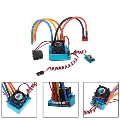 120A Высококачественный и прочный бесщеточный регулятор скорости ESC для гусеничного автомобиля 1/8 1/10 1/12