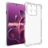 For Motorola Edge 60 Pro 5G TPU Case WANLONFENG WL2 Series 2.0mm Phone Cover with 2Pcs Tempered Glass Films