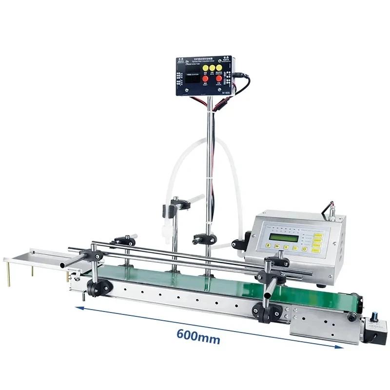 ZONESUN ZS-DTDP160A Automatic Filling Machine With Conveyor For Liquid Juice Essence Sample Astringent