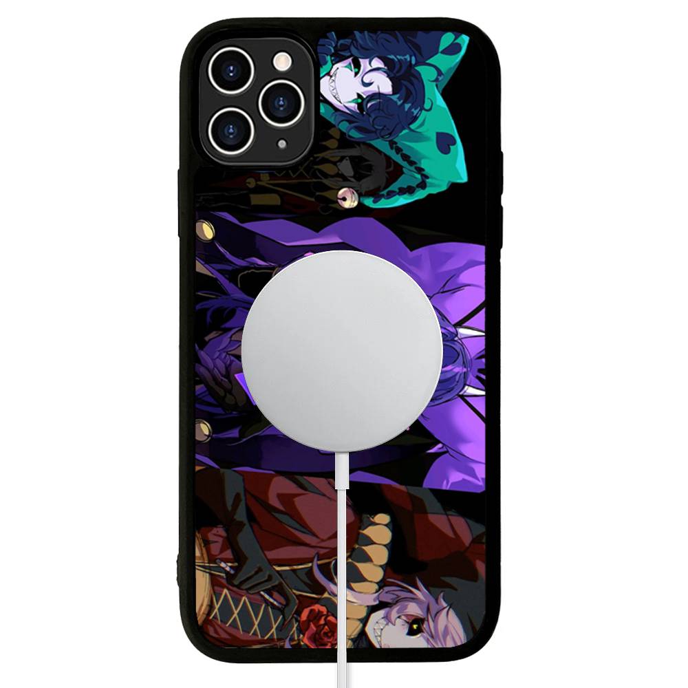 Чехол для телефона The Freak Circus Pierrot Game For Magsafe, магнитный, беспроводная зарядка, для iPhone 11 12 13 14 15 16 17 Pro Max Plus