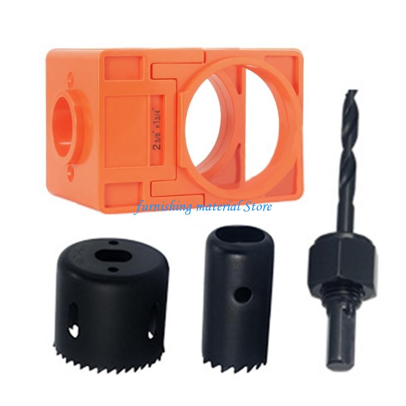Y5GD 4Pcs Standard Door Lock Installation Adjustable Thickness 1 3/8 to 1 3/4 Inches Backset Option