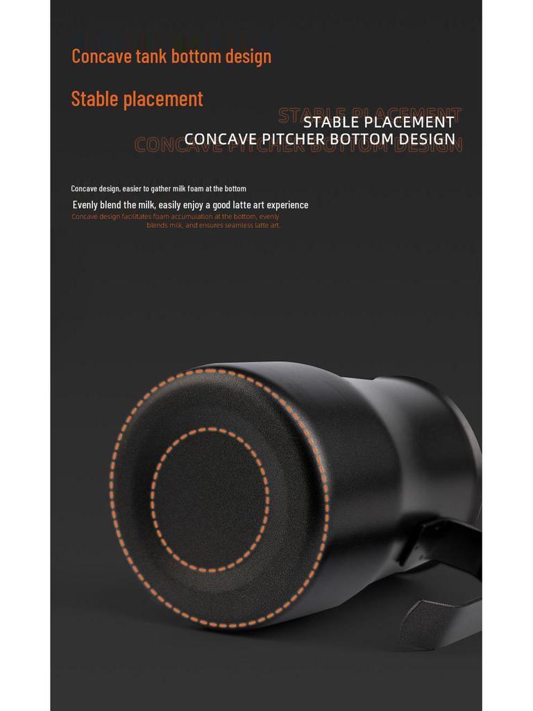 Кувшин для латте из нержавеющей стали: Питчер для взбивания молока для латте-арта