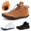 Fashion Men Snow BareFoot Casual Shoes New Winter Booties Outdoor Work Shoes Ladies Warm Fur Men Ankle Shoes Male Snow Boots Large Size