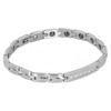 Titanium Steel Magnetic Therapy Bracelet Pain Relief Stylish Magnet Bracelet for Women 0.8cm