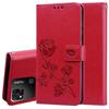 Чехол для телефона Xiaomi Redmi 10A, кожаный чехол-книжка с розовыми цветами для Redmi 10A 10 A, redmi10A, слот для карты, подставка, обложка для книги, ударопрочный чехол Fundas Coque