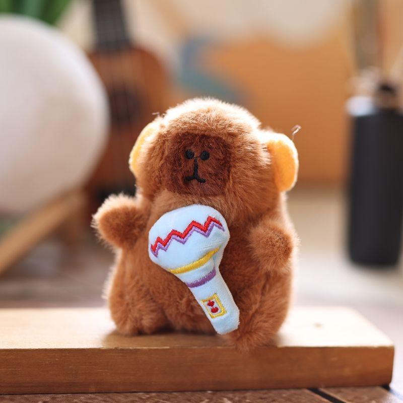 Plush Capybara Keychain With Music Design For Kids And Teens