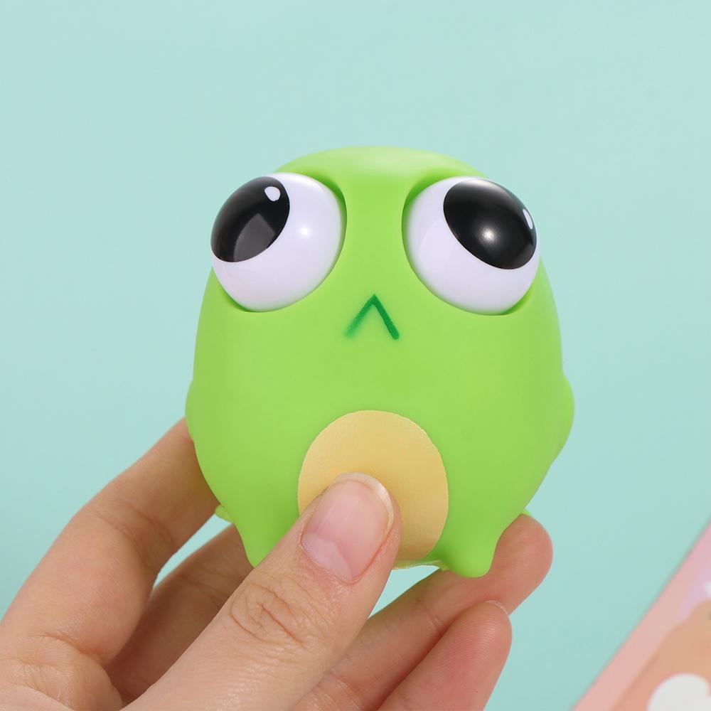Soft Rabbit Fidget Toys Slow Rebound Puppy Squeeze Toy Piggy Pop Eye Squeeze Sensory Toys  Adult